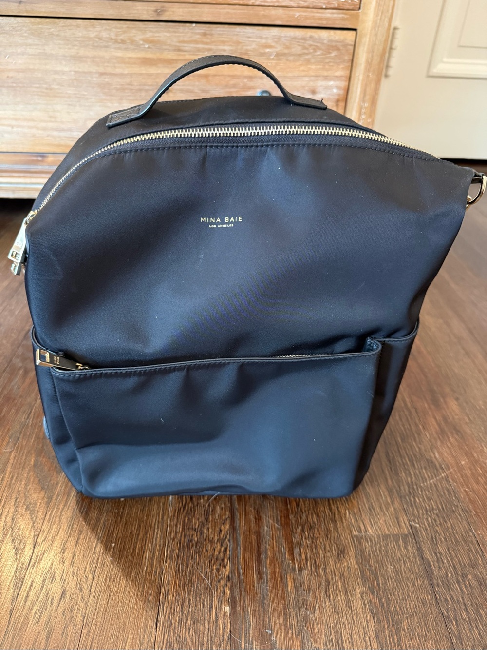 Mina Bae Stevie Vegan Leather Diaper Bag